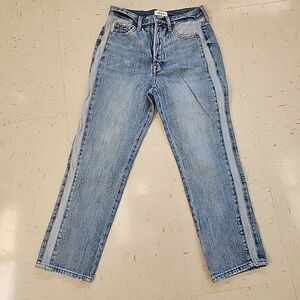 Pistola Charlie High Rise Cabo Jeans Size 26 Straight Leg Button-Fly Light Wash